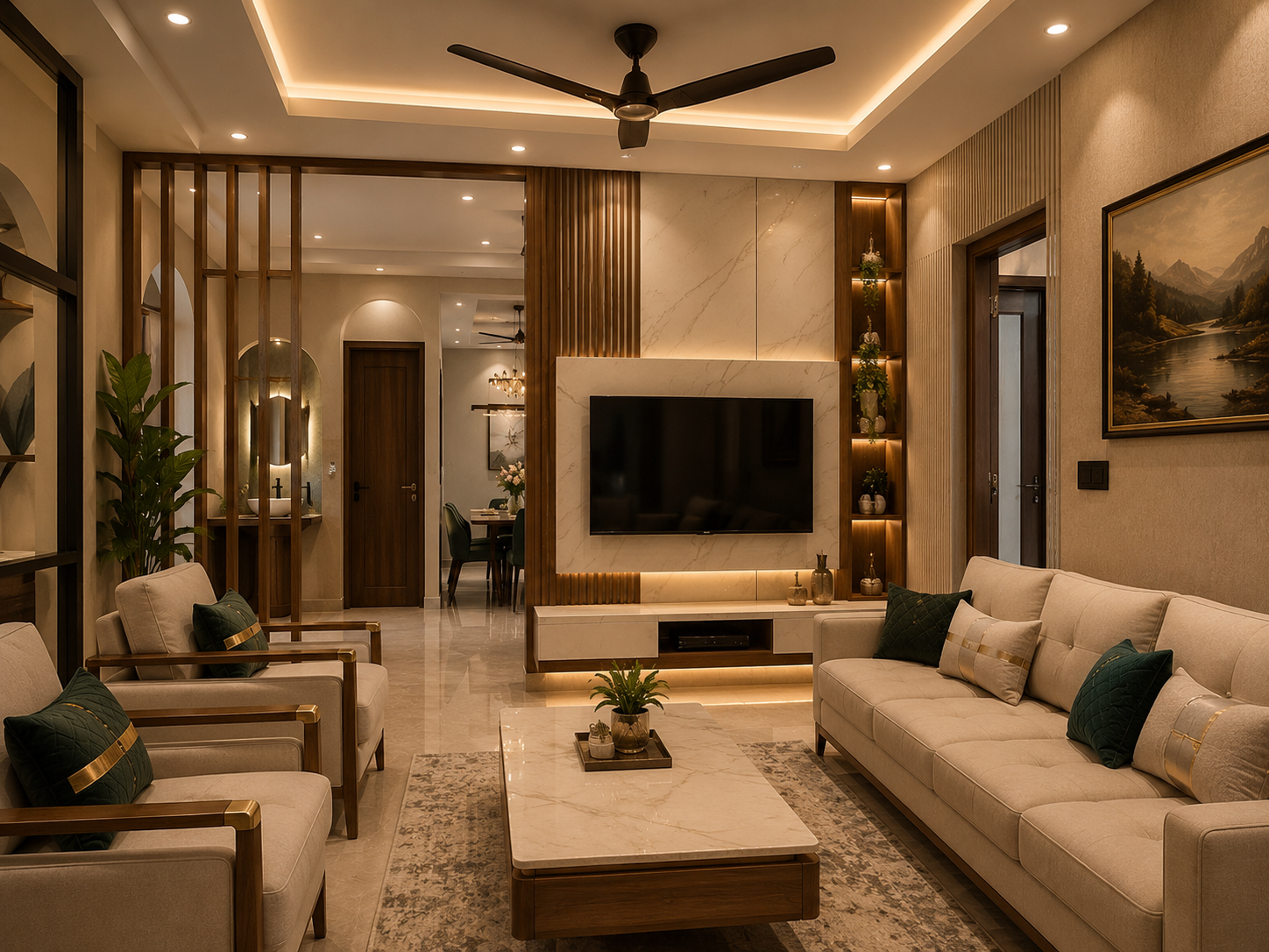 After Luxury Living Room Transformation